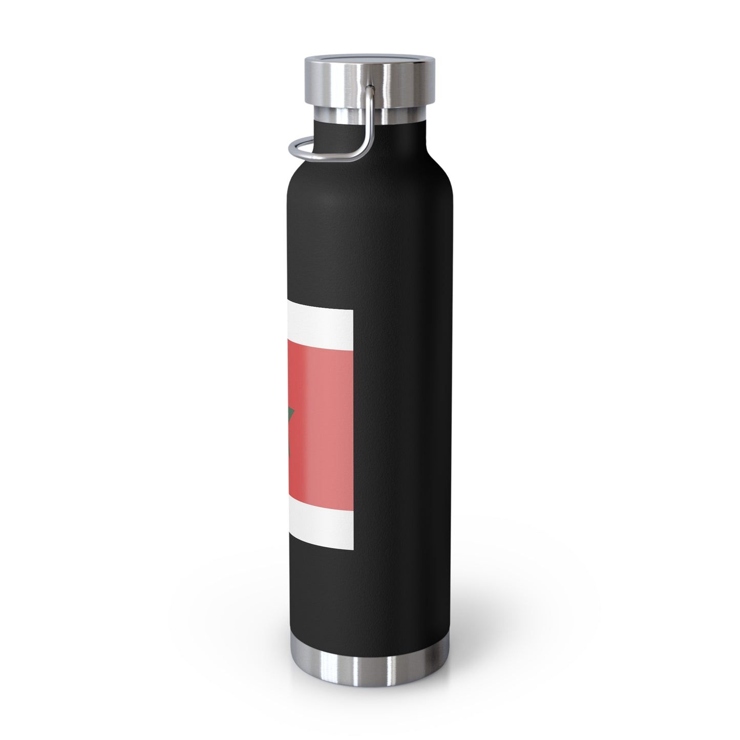 Moroccan Flag Insulated Water Bottle | Travel Flask, Sports Bottle, Eco-Friendly Gift, Hydration, Camping Accessory, Travel Mug