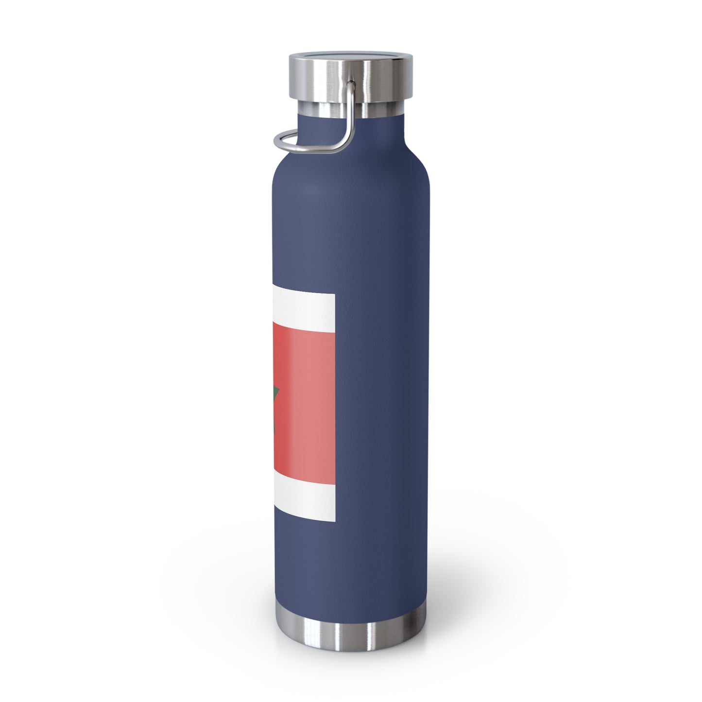 Moroccan Flag Insulated Water Bottle | Travel Flask, Sports Bottle, Eco-Friendly Gift, Hydration, Camping Accessory, Travel Mug