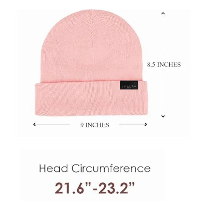 Satin Lined Winter Beanie Hat