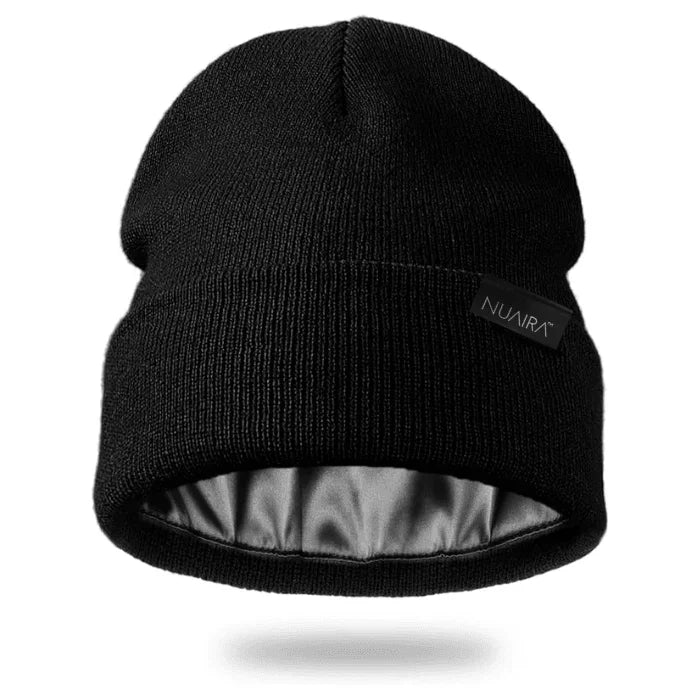 Satin Lined Winter Beanie Hat