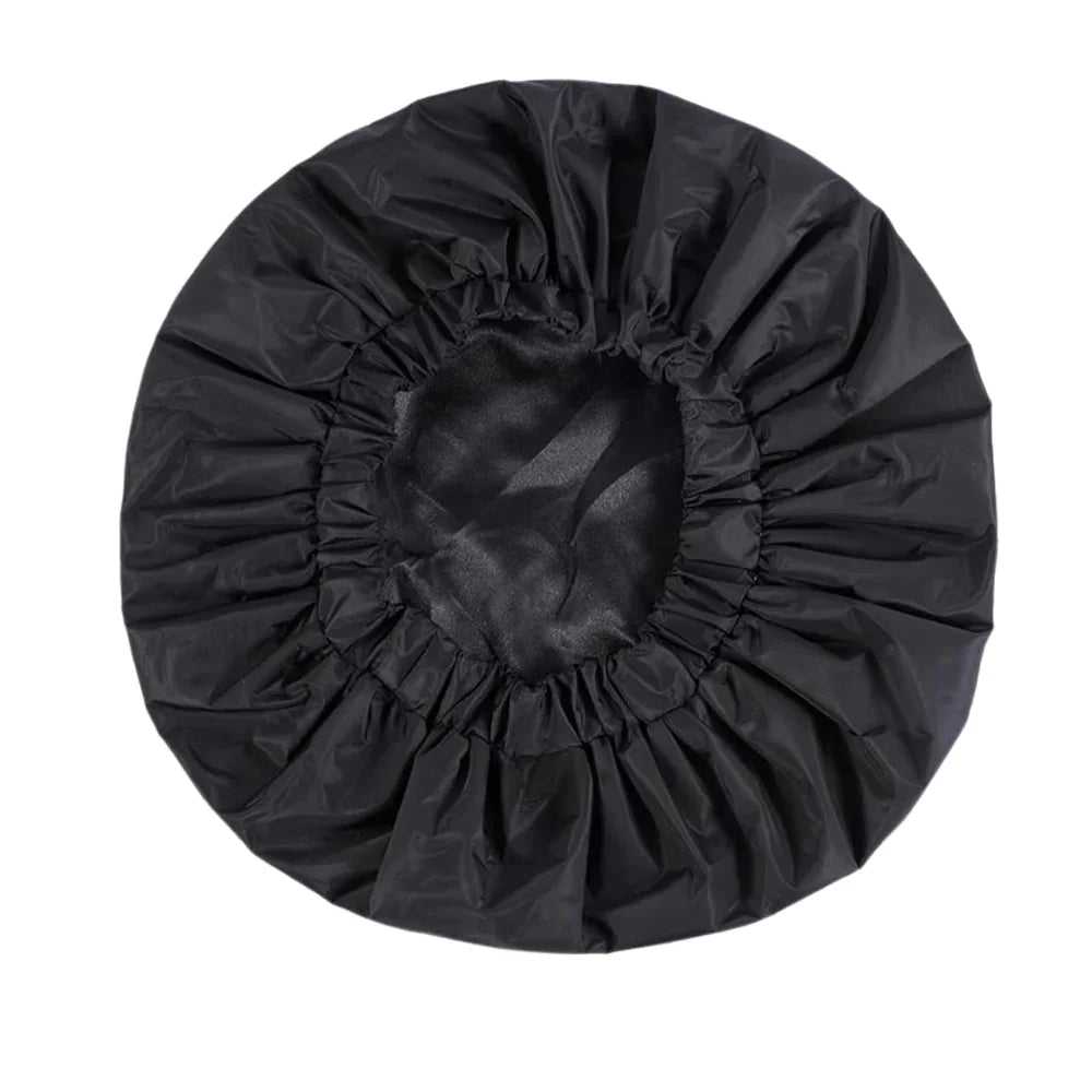 Satin Lined Reusable Shower Cap