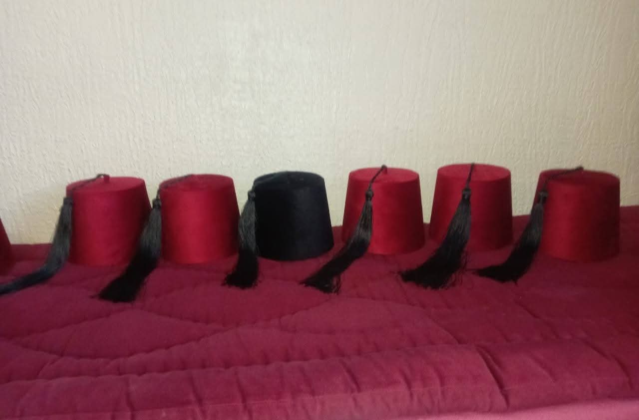 Authentic Moroccan Velvet Fez