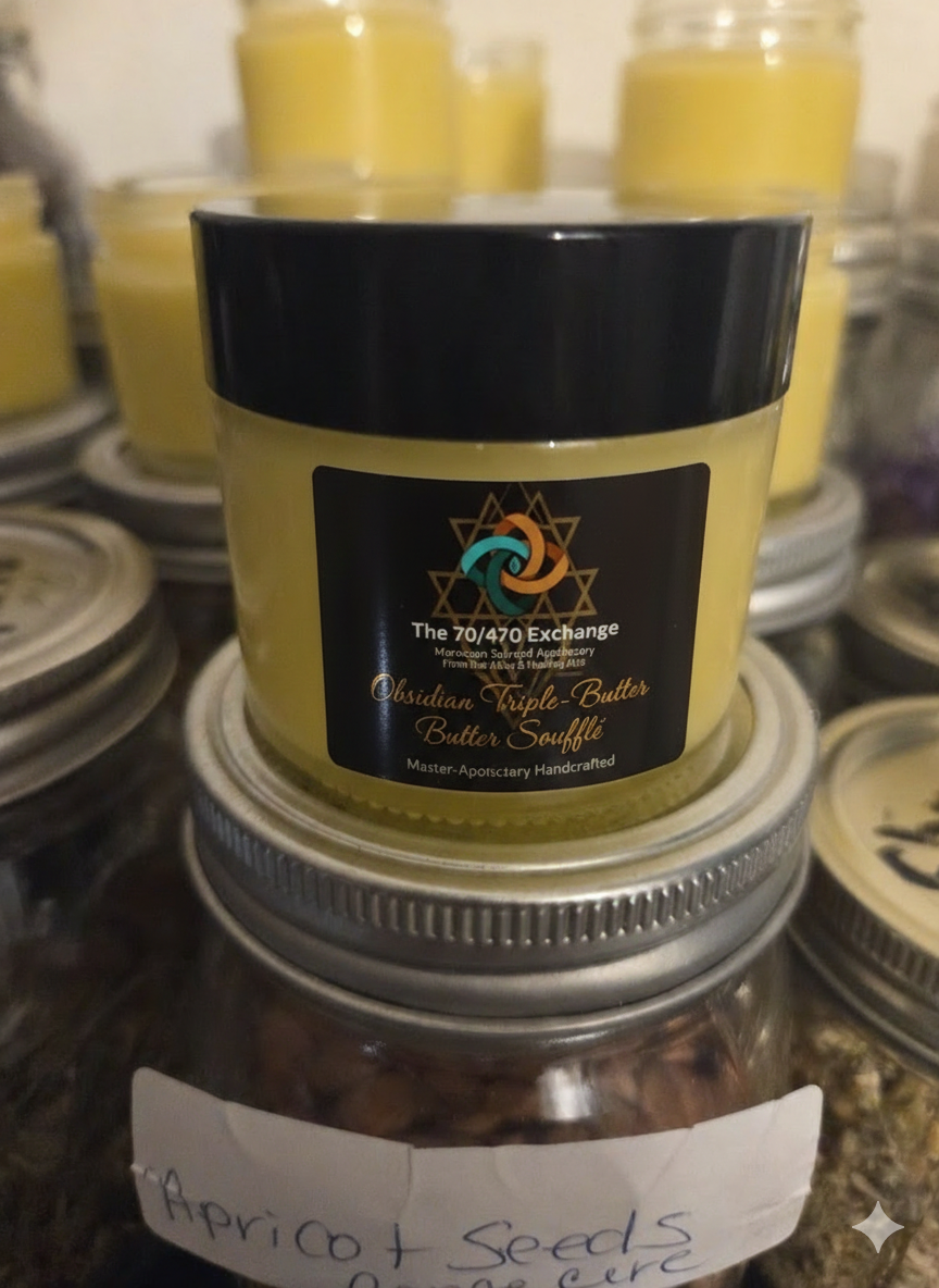 Obsidian Triple-Butter: The Sovereign Post-Shave Soufflé