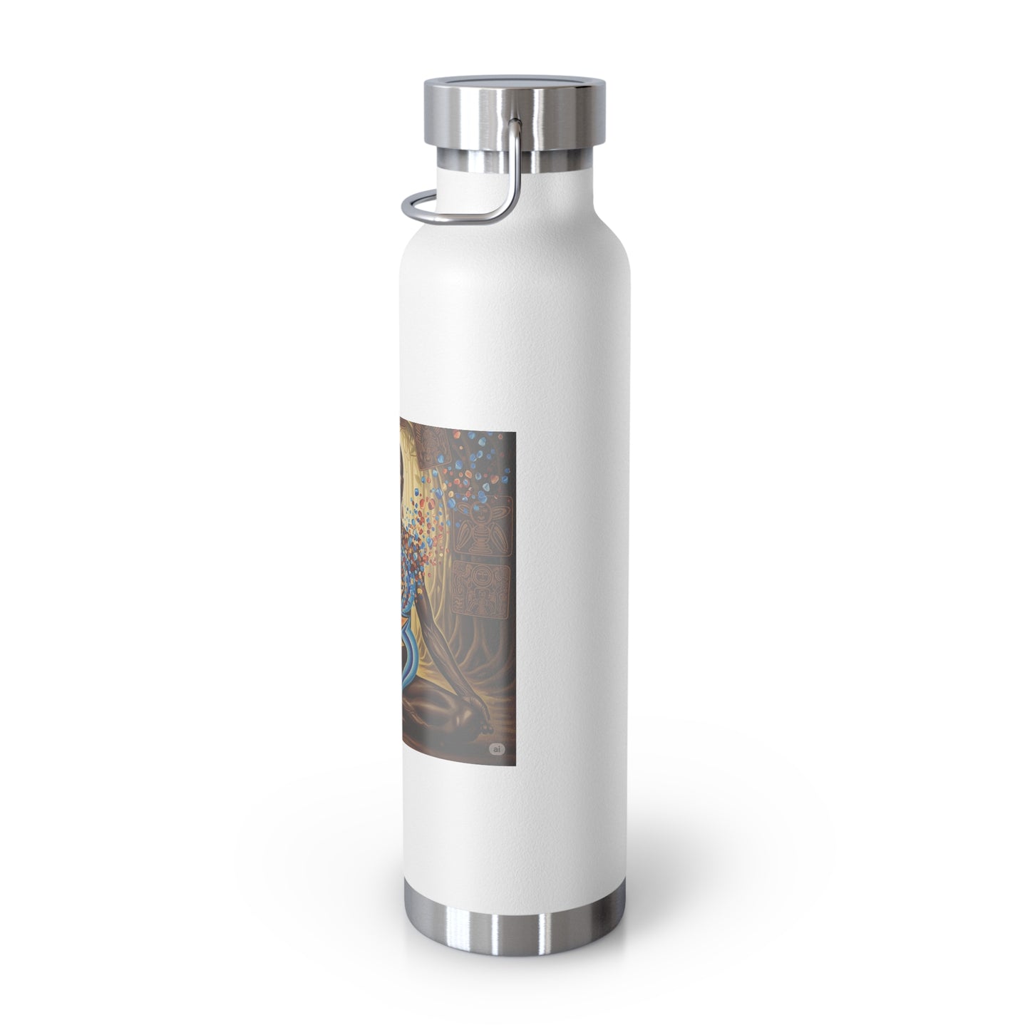 Meditative Water Bottle, Yoga Hydration Flask, Mindfulness Gift, Spiritual Drink Container, Wellness Accessory, Eco-Friendly Bottle, [...]