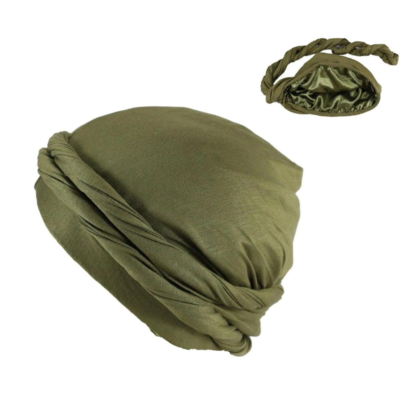 Satin Lined Halo Turban