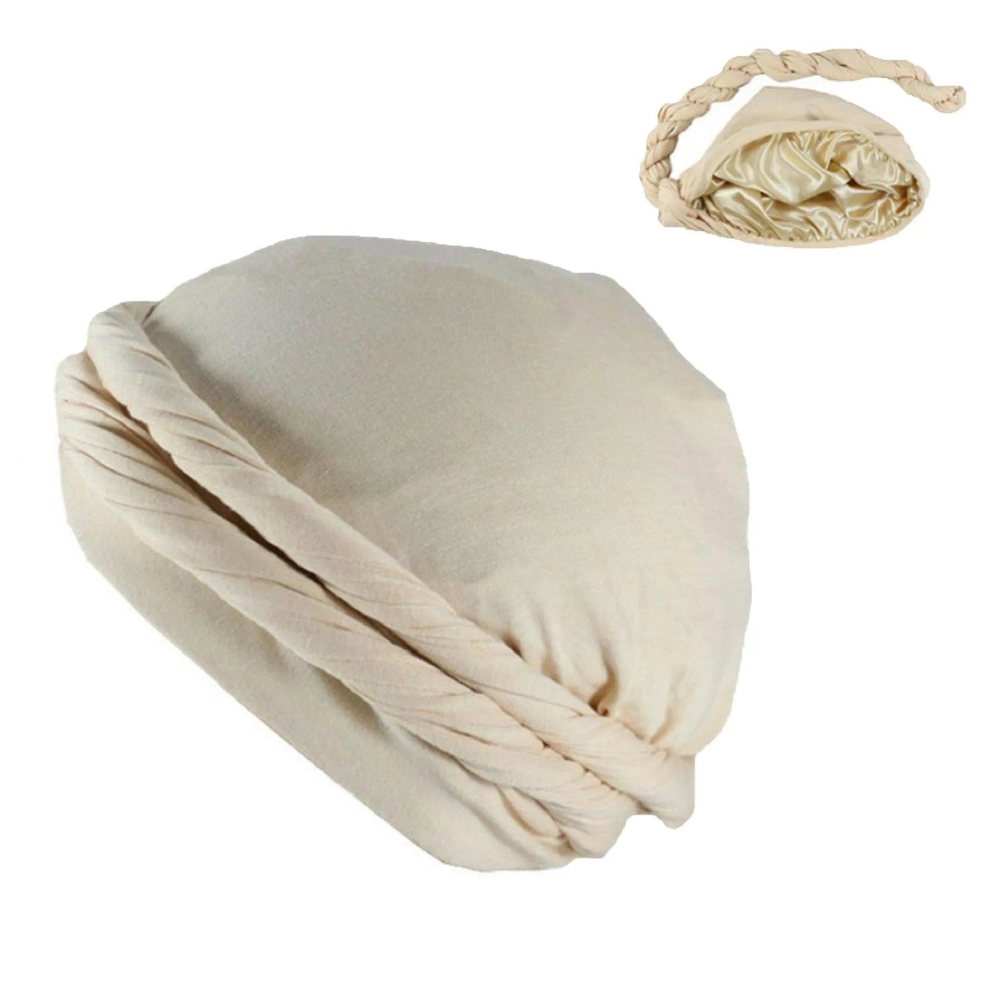 Satin Lined Halo Turban