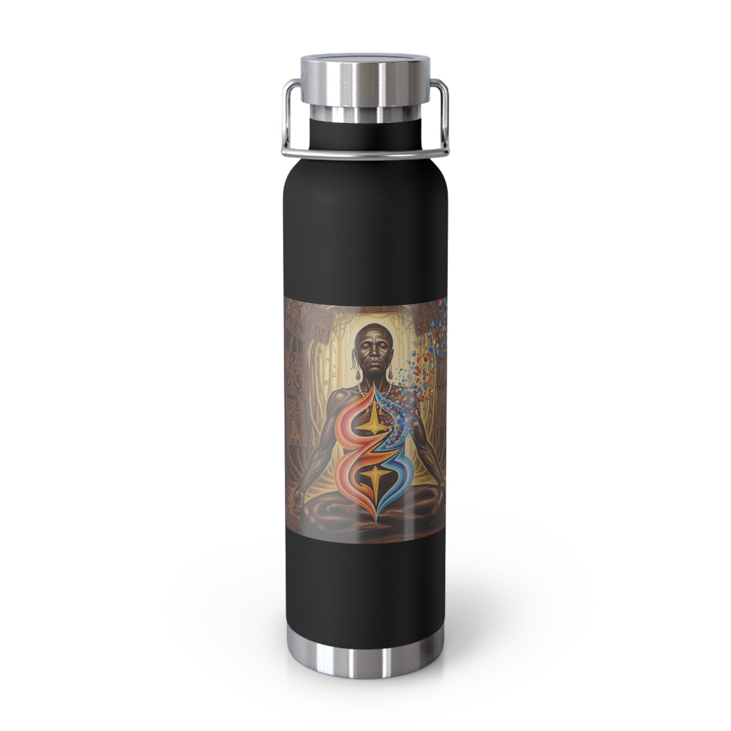 Meditative Water Bottle, Yoga Hydration Flask, Mindfulness Gift, Spiritual Drink Container, Wellness Accessory, Eco-Friendly Bottle, [...]