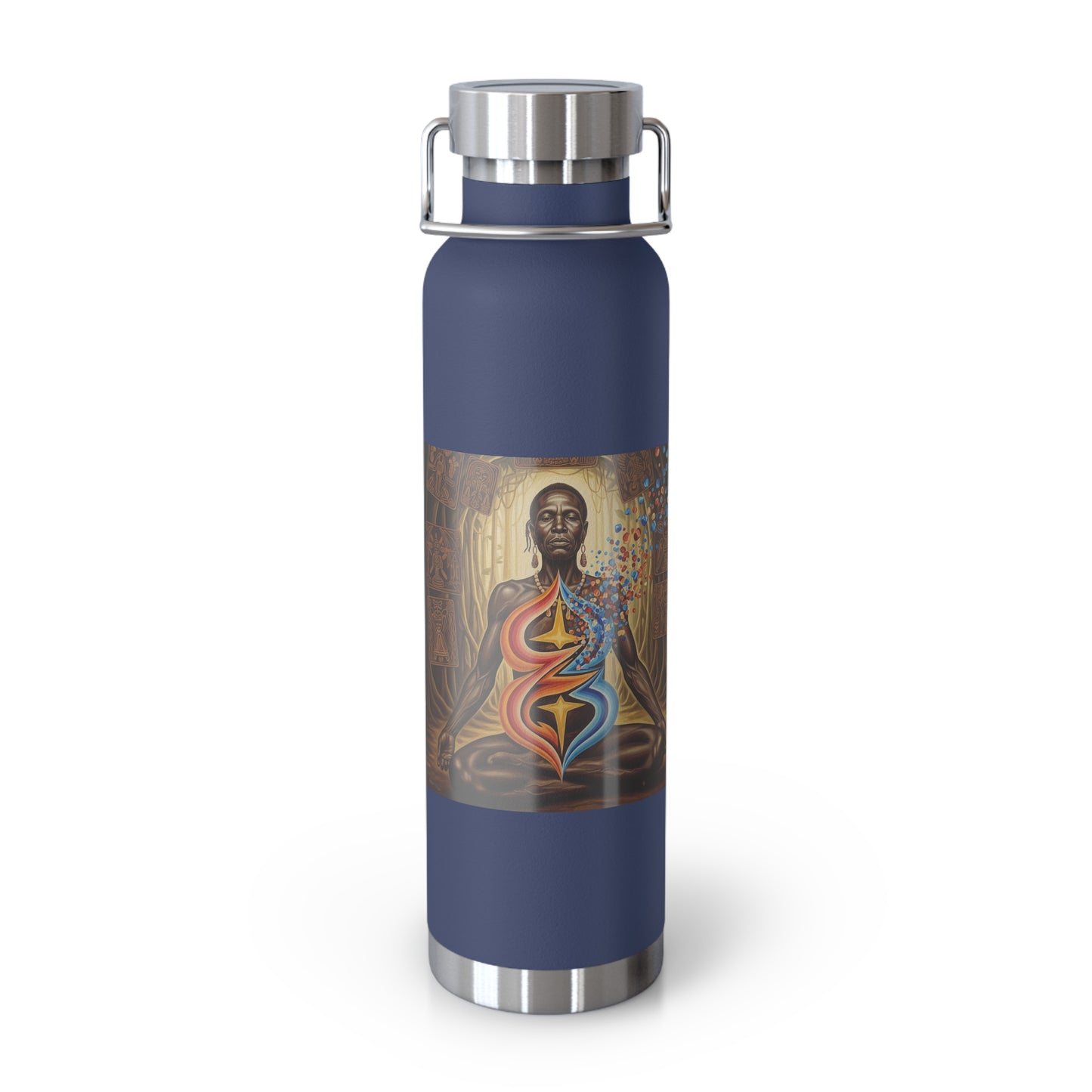 Meditative Water Bottle, Yoga Hydration Flask, Mindfulness Gift, Spiritual Drink Container, Wellness Accessory, Eco-Friendly Bottle, [...]