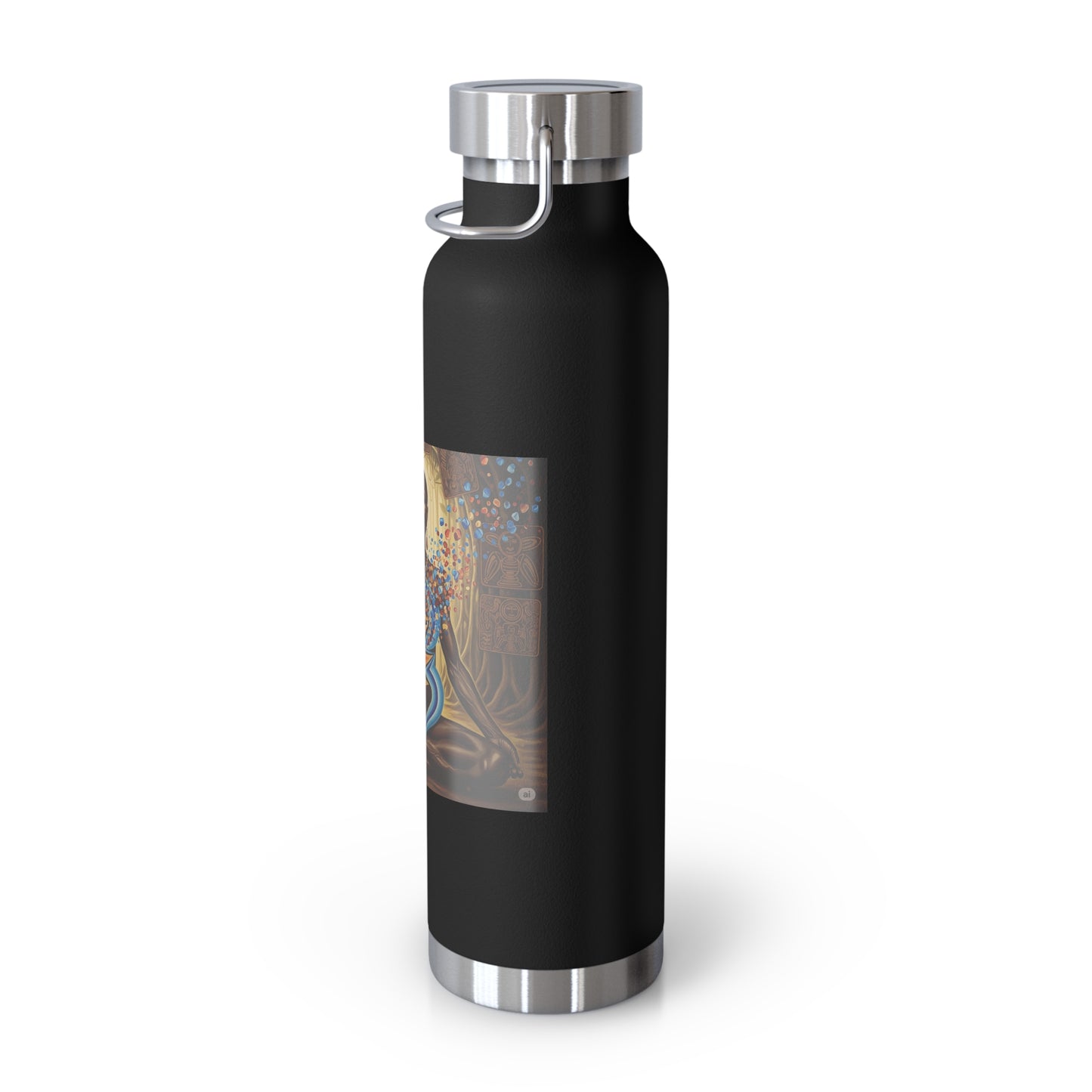 Meditative Water Bottle, Yoga Hydration Flask, Mindfulness Gift, Spiritual Drink Container, Wellness Accessory, Eco-Friendly Bottle, [...]