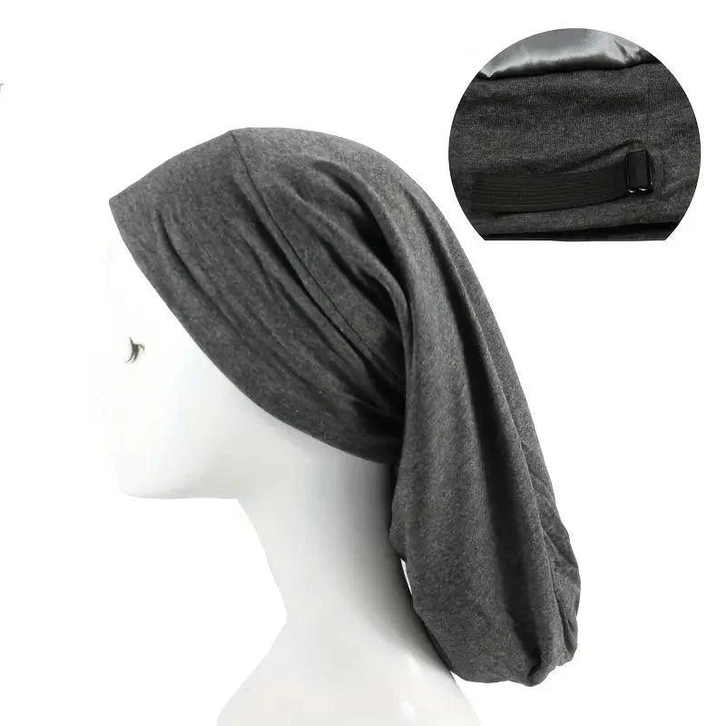 Extra Long Satin-Lined Jersey Beanie