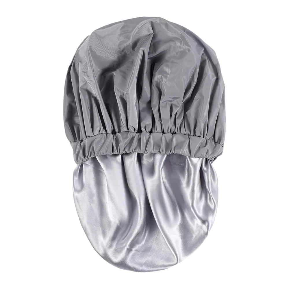 Satin Lined Reusable Shower Cap