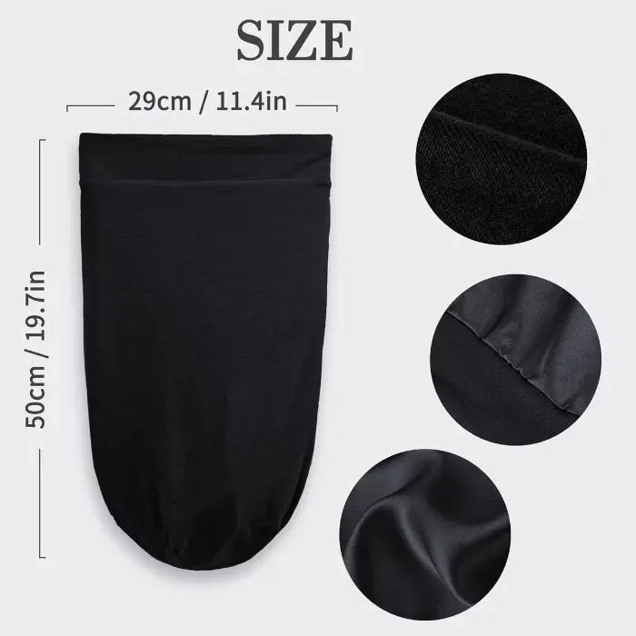 Extra Long Satin-Lined Jersey Beanie