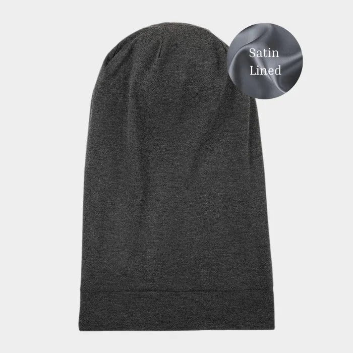 Extra Long Satin-Lined Jersey Beanie
