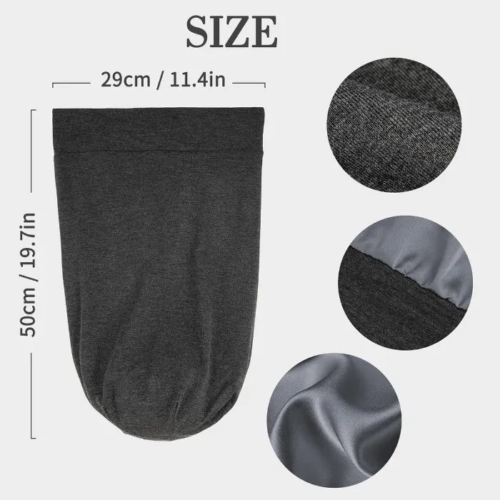 Extra Long Satin-Lined Jersey Beanie