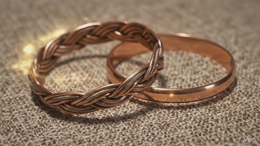 Handcrafted High-Vibration Copper Healing Bracelet – Pure Blood & Energy Alchemist