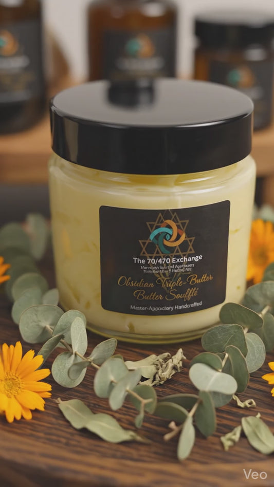Obsidian Triple-Butter: The Sovereign Post-Shave Soufflé
